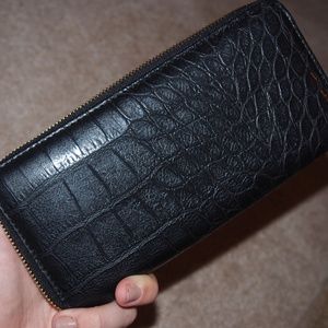 Anne Klein Black and Gold Wallet